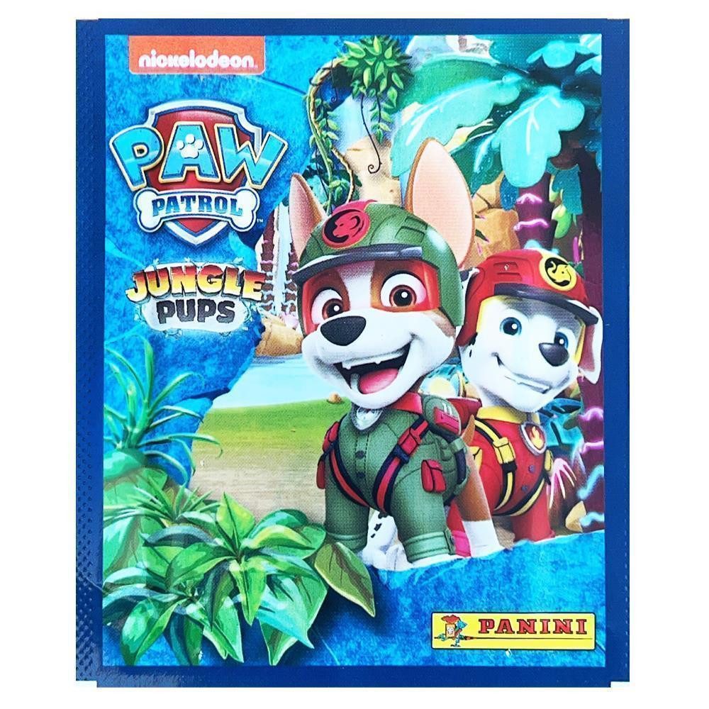 PAW PATROL Sammelkarte Paw Patrol - Jungle Pups - Sammelsticker - 1 Tüte