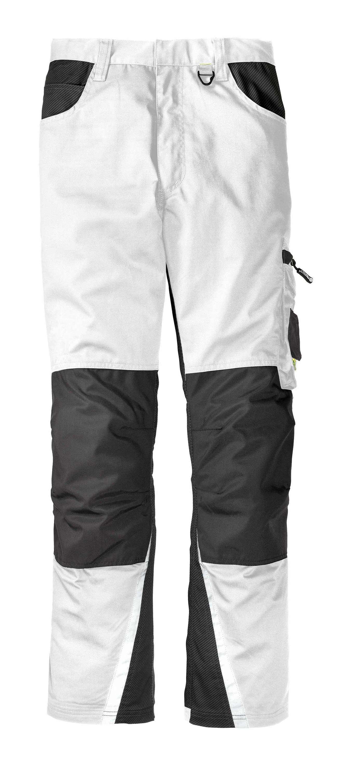 TRIZERATOP Arbeitshose Bundhose COLORADO weiß/grau Größe 48 (1-tlg)