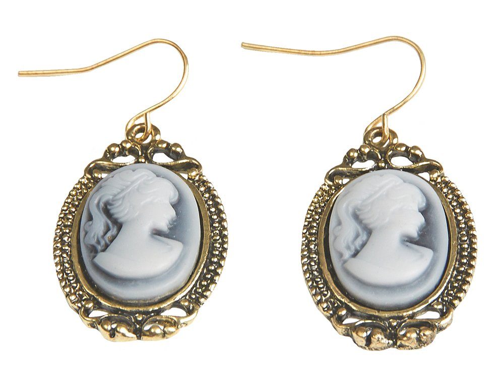 andrea-moden Kostüm Kamee Ohrringe zum Barock Kostüm, Damen Schmuck