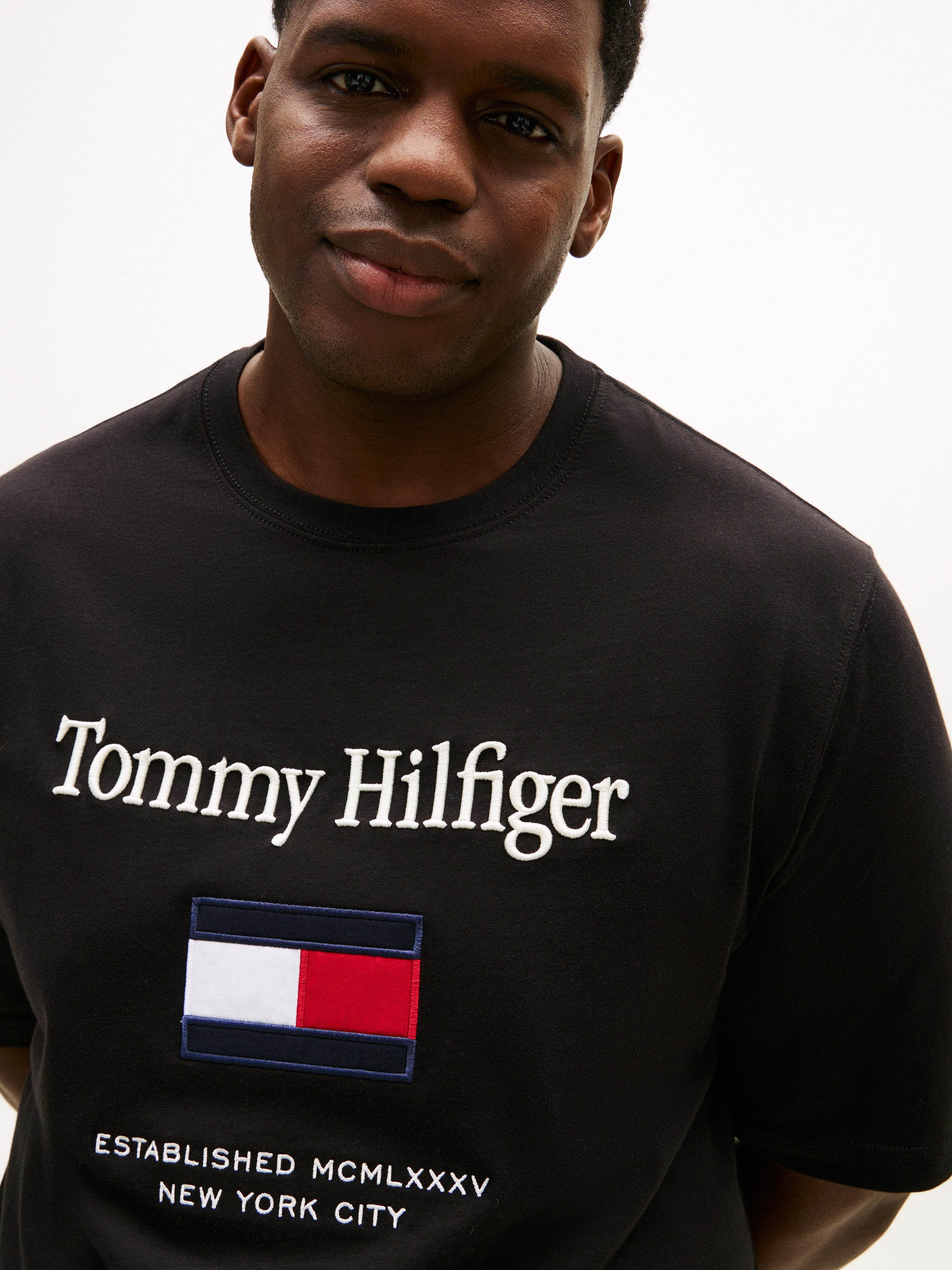 Tommy Hilfiger Big & Tall T-Shirt BT-TOMMY EMBRO FLAG Große Größen günstig online kaufen