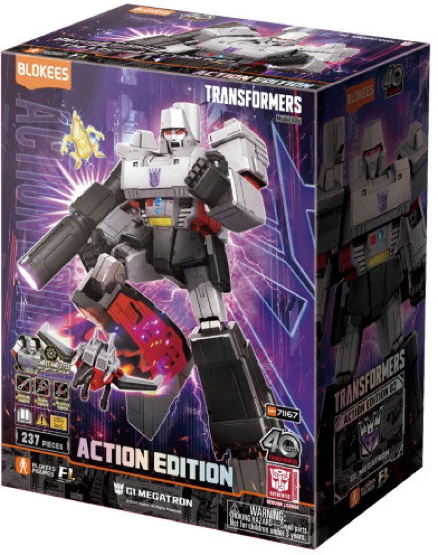 Dickie Toys Blokees Transformers G1 Megatron Bausatz Figur 237 Teile 201124001 Spielbausteine