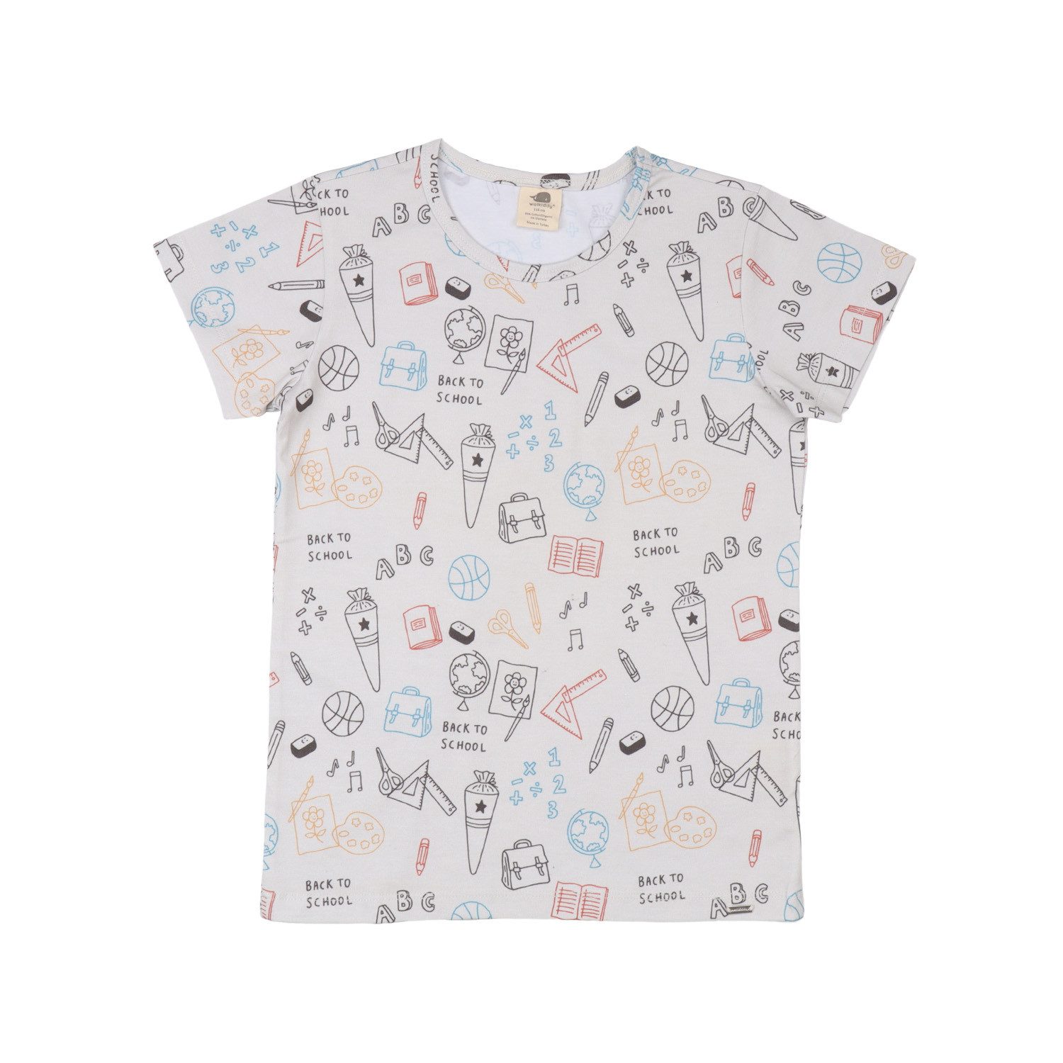 T-Shirt Bio-Baumwoll-T-Shirt zum Schulanfang