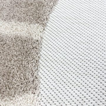 Teppich Spielteppich 3D Optik High Low Effekt Löwe creme braun weiß, Teppich-Traum, rechteckig, Höhe: 20 mm