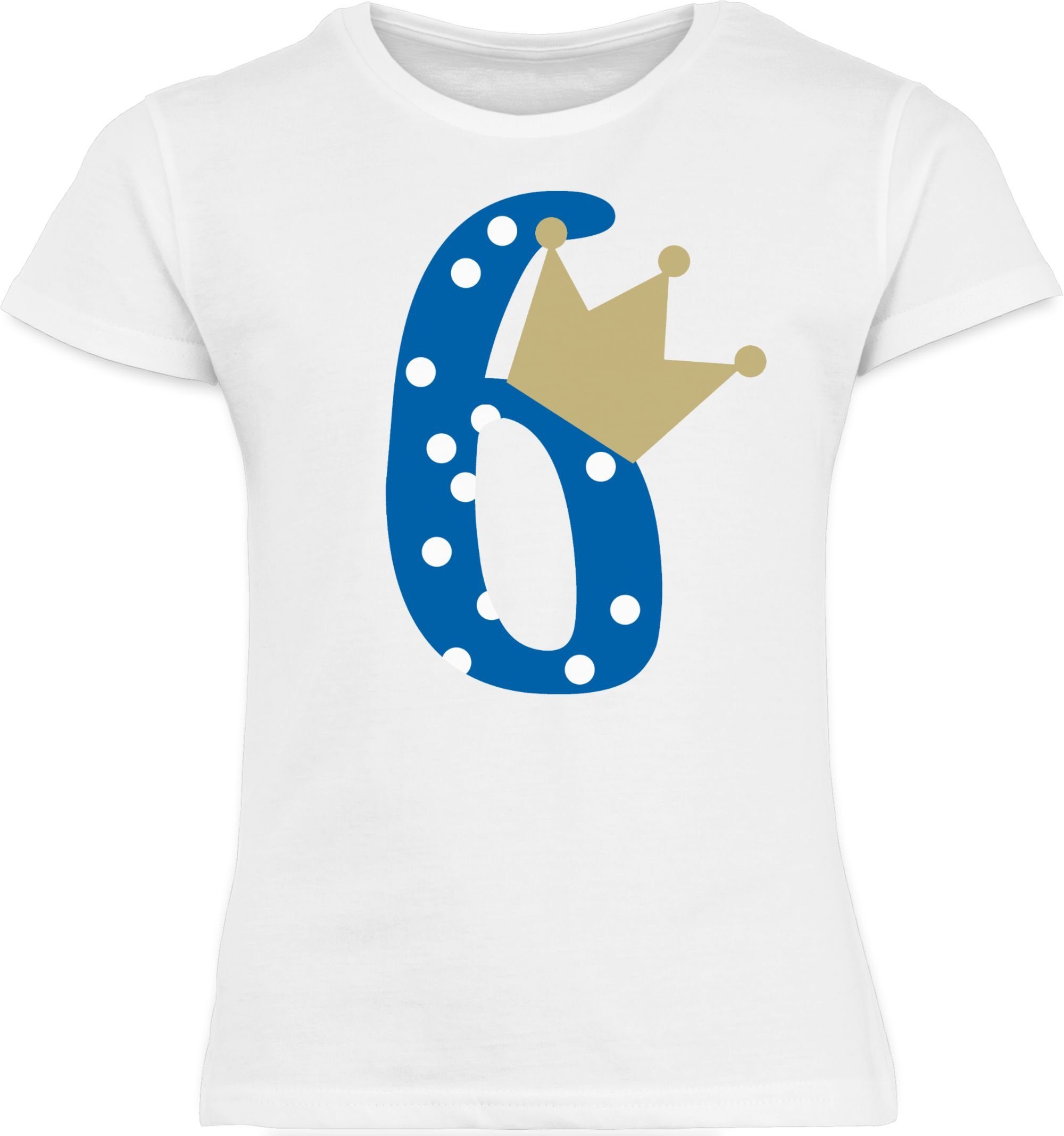 Shirtracer T-Shirt »6. Geburtstag Krone Junge - 6. Geburtstag - Mädchen  Kinder T-Shirt« online kaufen | OTTO