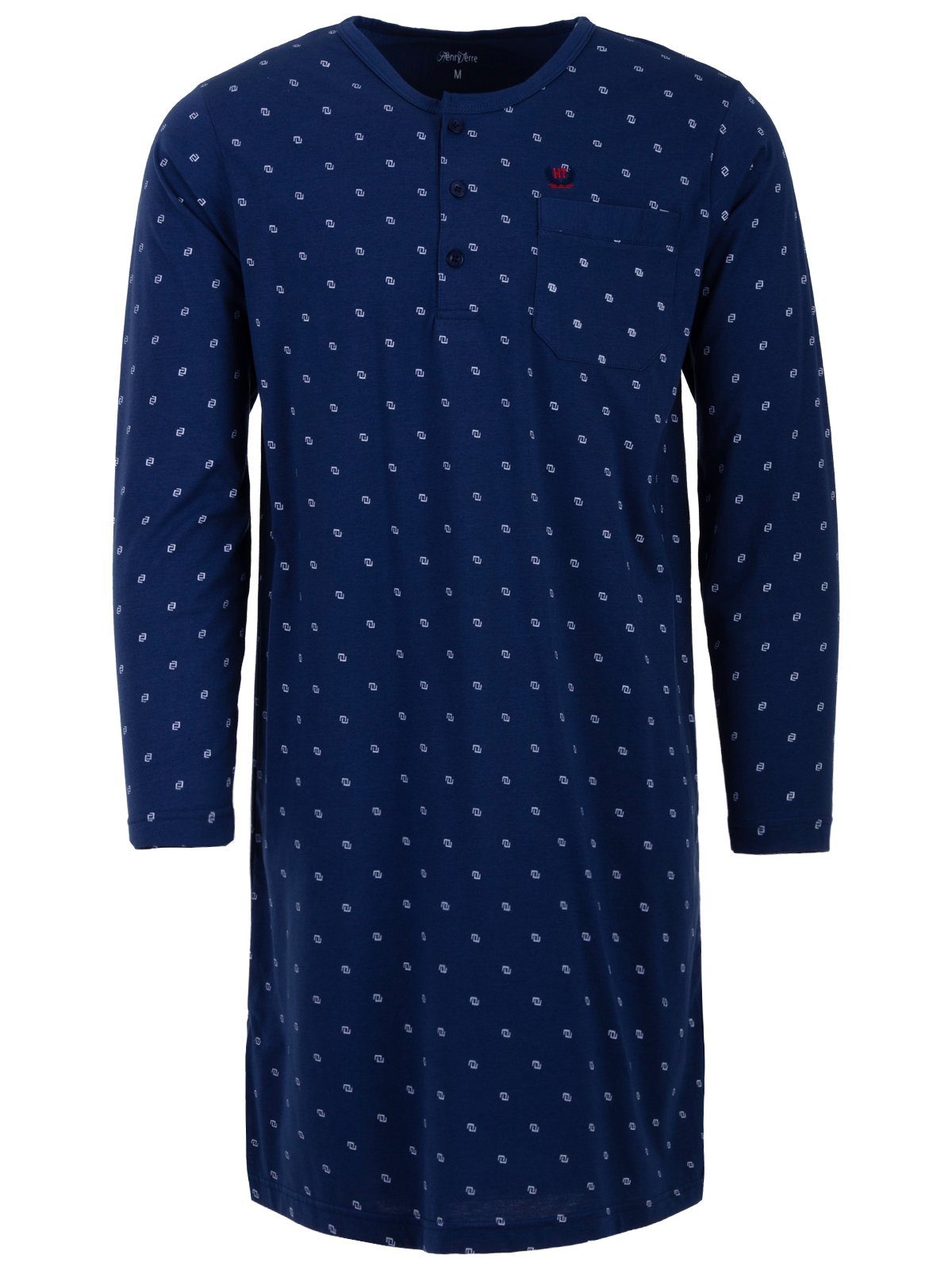 Henry Terre Nachthemd Nachthemd Langarm - Allover