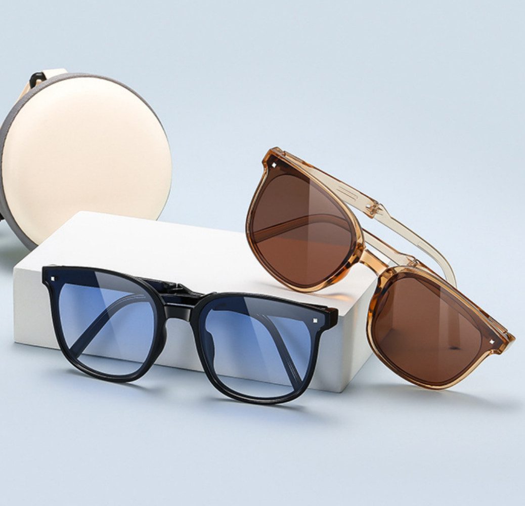 XDeer Sonnenbrille Sonnenbrille, Faltbare Sonnenbrille Herren-Damen, Sonnenbrillen für Outdoor