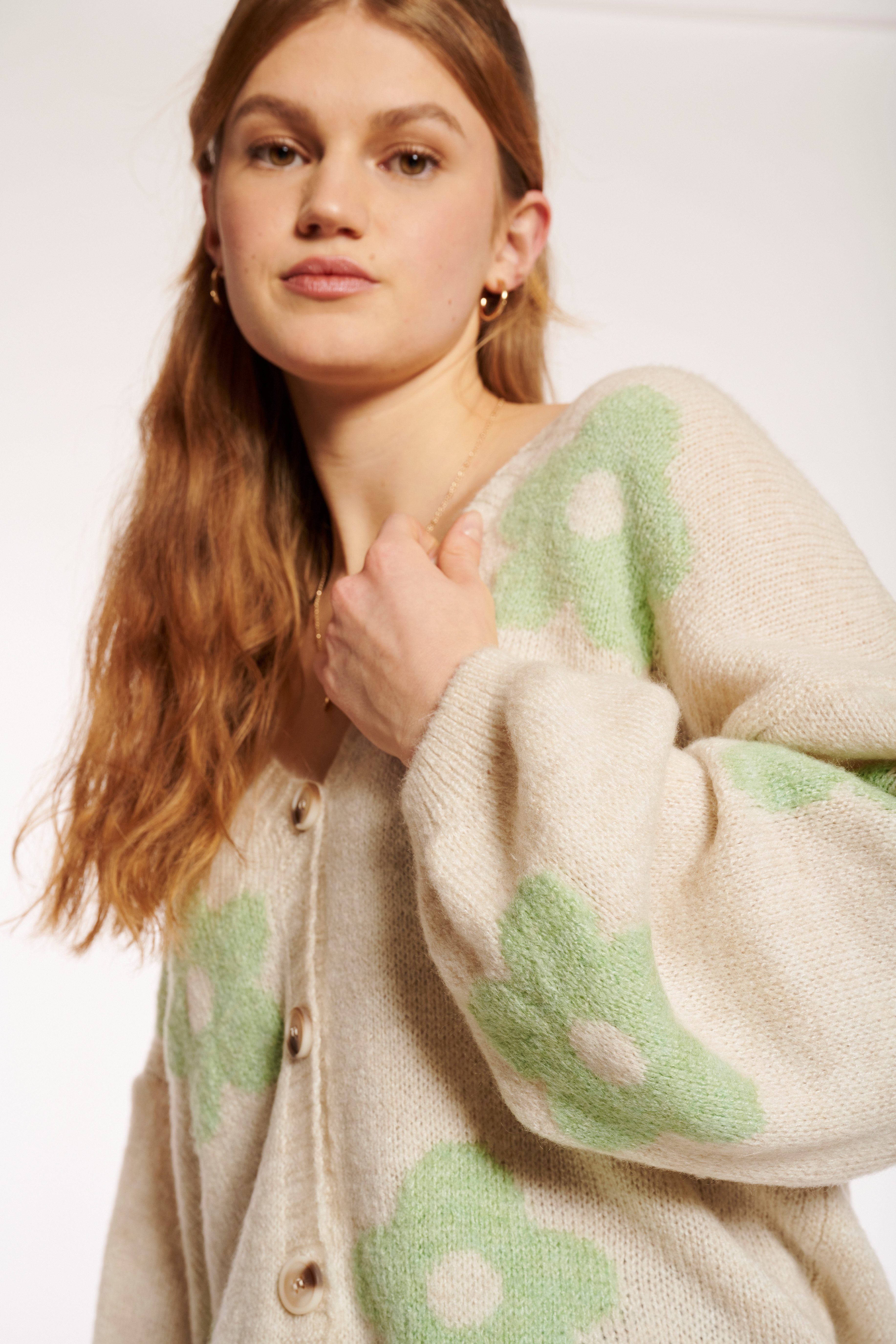 HaILY’S Strickjacke LS A CD Fl44ower