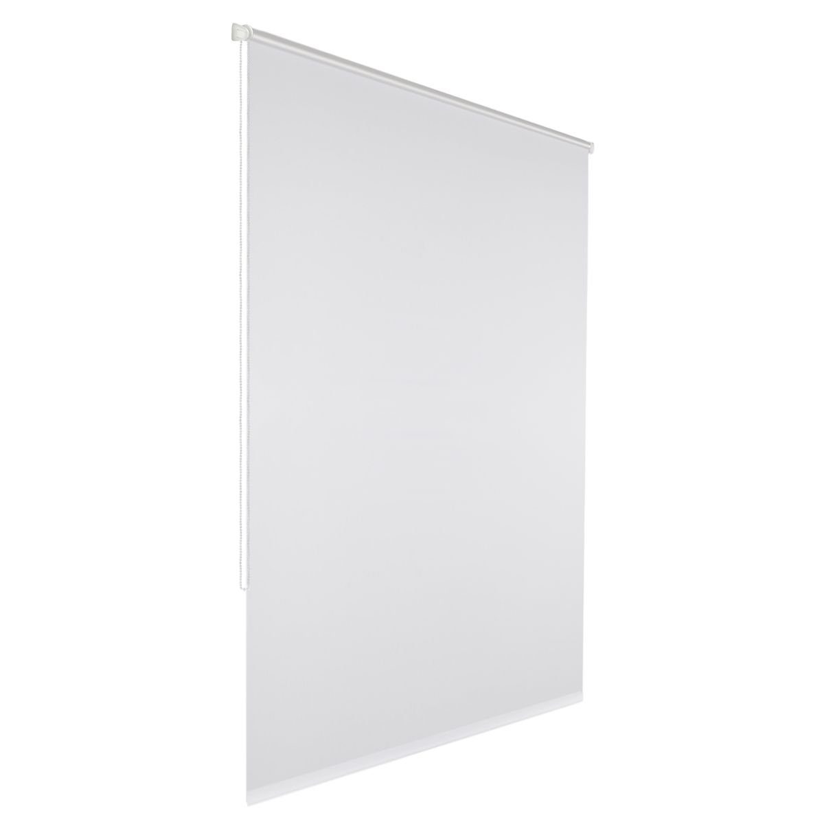 x Fenster, Verdunklungsrollo 150 für bonsport, Weiß 50 cm, Klemmfix-Verdunkelungsrollo