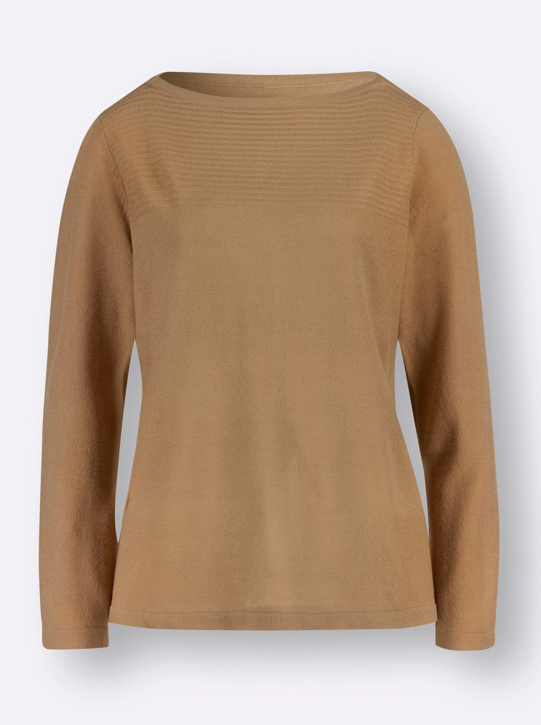 Strickpullover camel Sieh an!