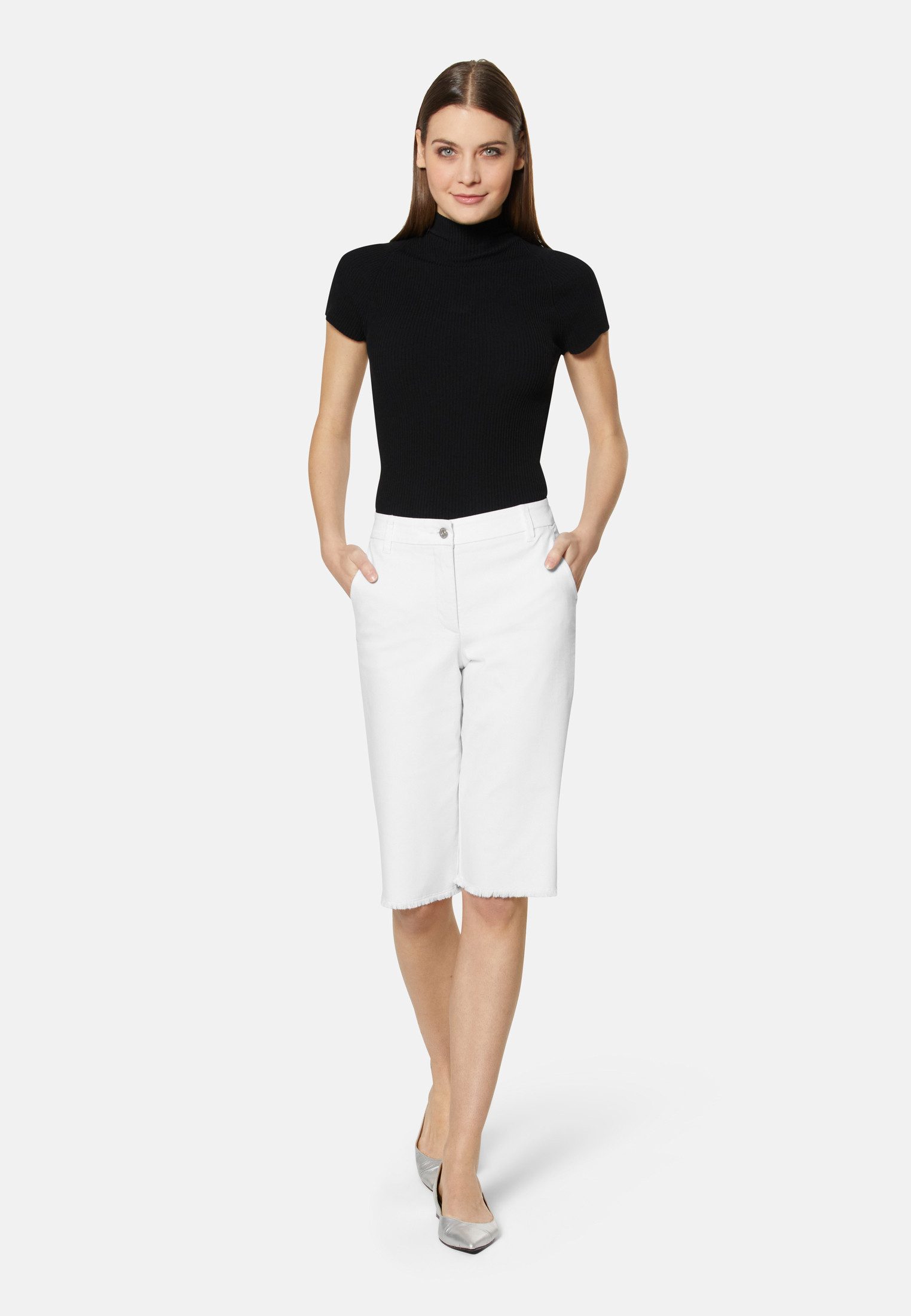 MADELEINE Shorts Bermuda mit Fransen günstig online kaufen