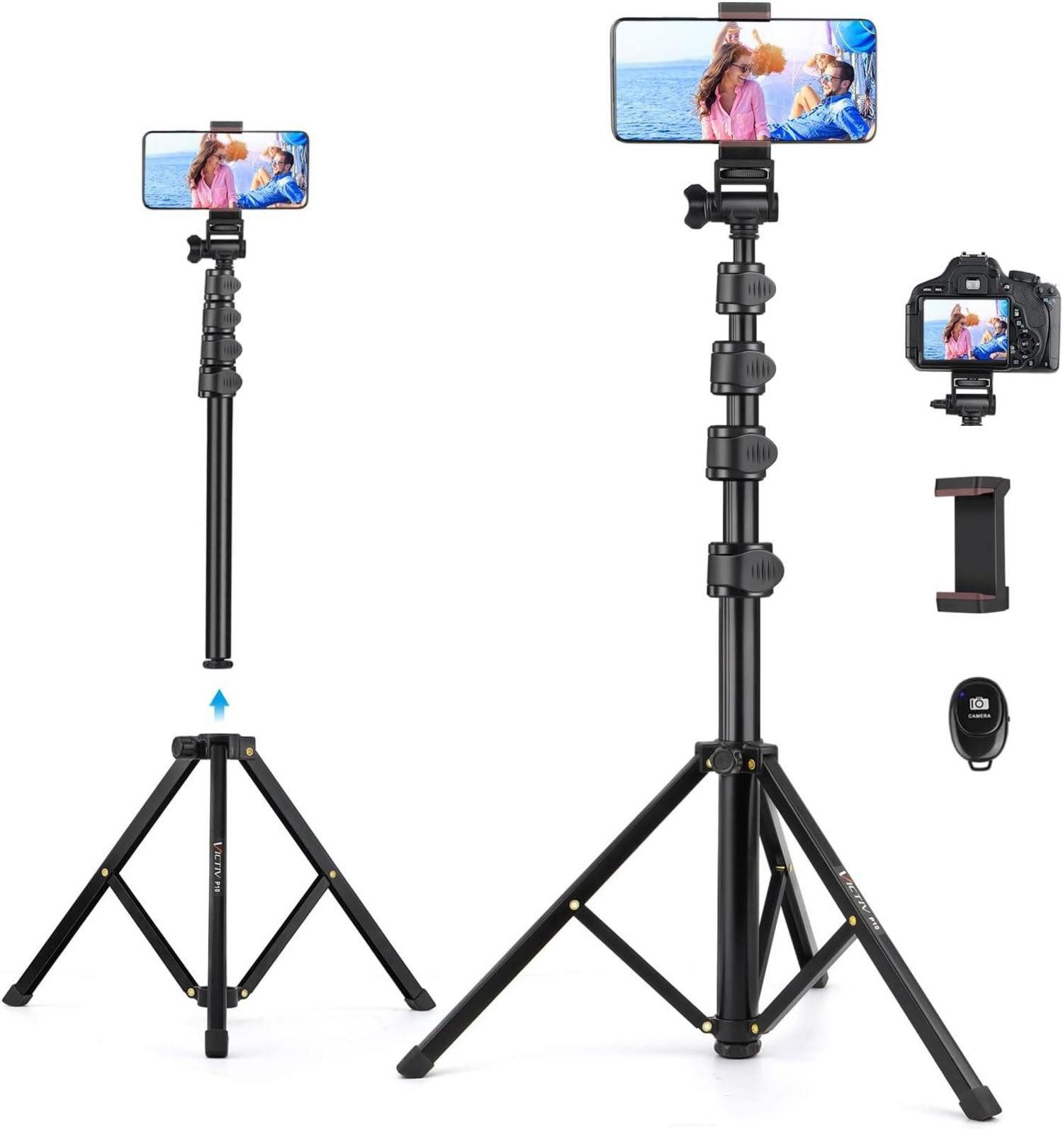 Kamera-Hülle Handy Stativ Ständer 172cm Selfie Stick für iPhone Samsung Huawei