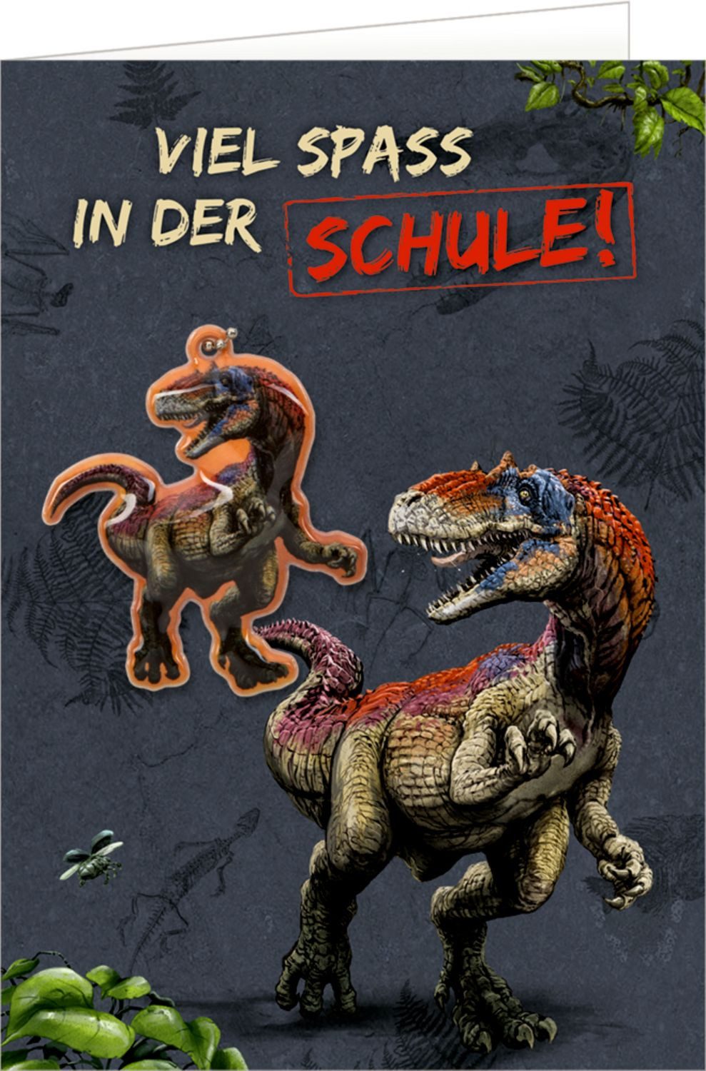 Coppenrath Grußkarten Grußkarte m. Anh. - Viel Spaß in der Schule! (T-Rex World)