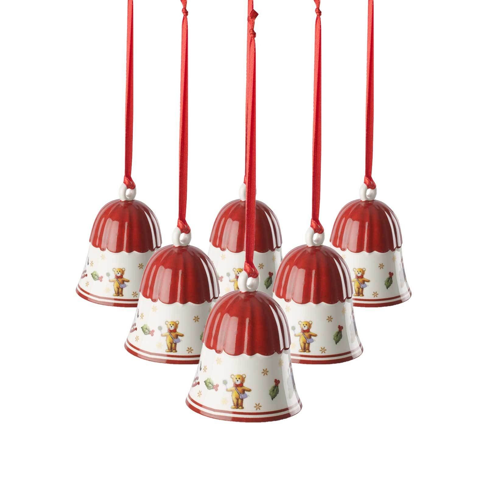 Villeroy & Boch Dekoobjekt Toy's Deligth Decoration Glocke ø 5,4 cm 6er Set (6 St., 6er Set)