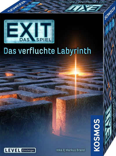Kosmos Spiel, Escape Room Spiel »EXIT - Das verfluchte Labyrinth«, Made in Germany