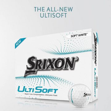 Srixon Golfball Aktion: Srixon UltiSoft PureWhite Golfbälle DoppelPack 2 Dutzend / 24, Doppelpack (2 Dutzend)