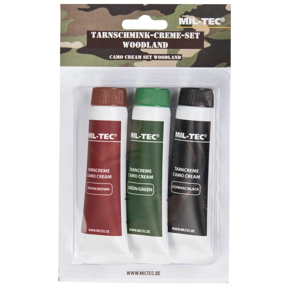 Mil-Tec Schmink-Set Militär Tarnfarbe Set 3-Farben