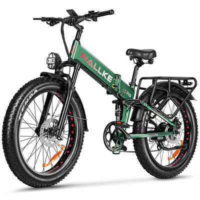 DOTMALL E-Bike Wallke E-Bike 26 Zoll foldable 1200W motor 48v20AH Faltbares E Bike, Heckmotor