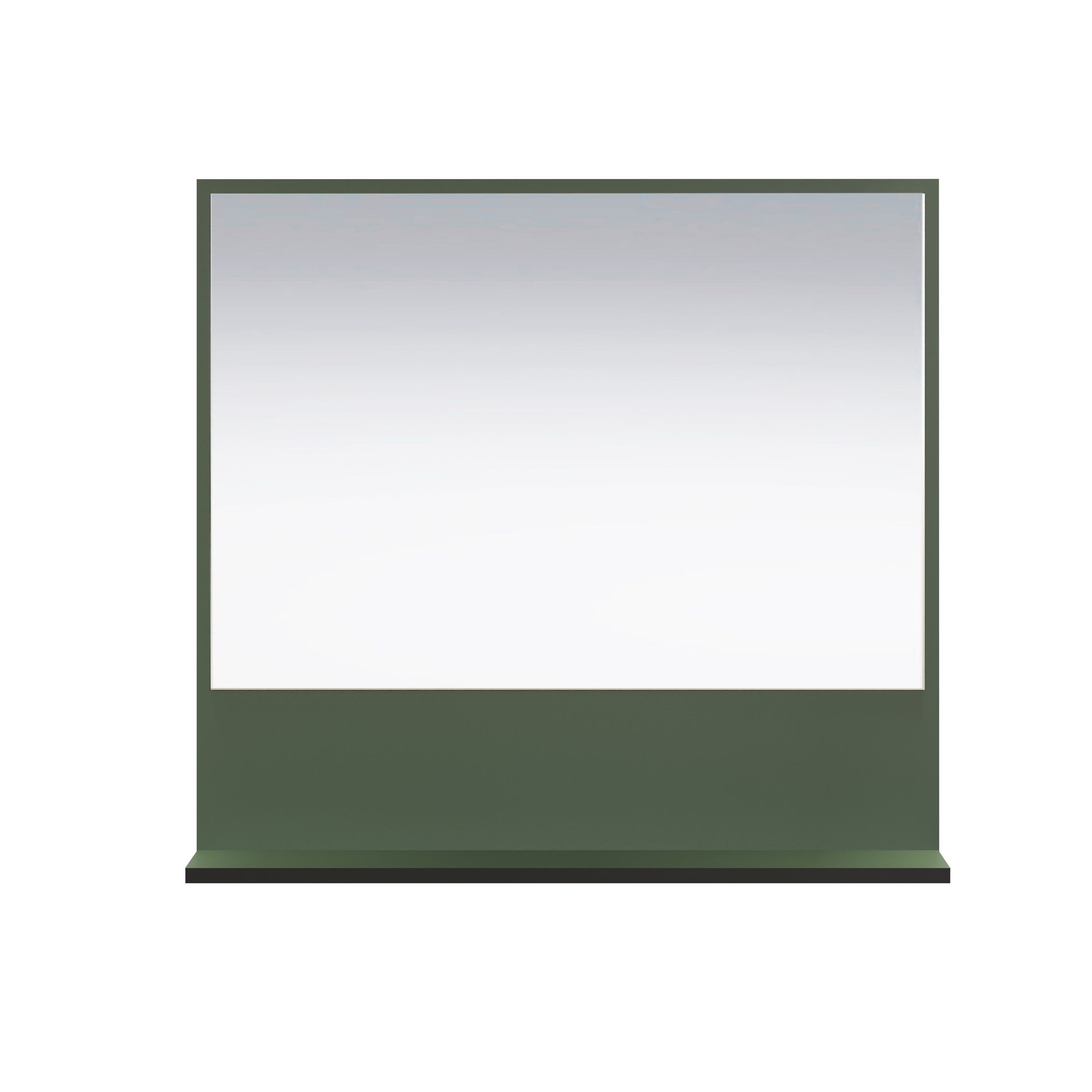 trendteam Wandspiegel (Spiegel), Wandspiegel Badspiegel mit Ablageboden 80x74x14cm