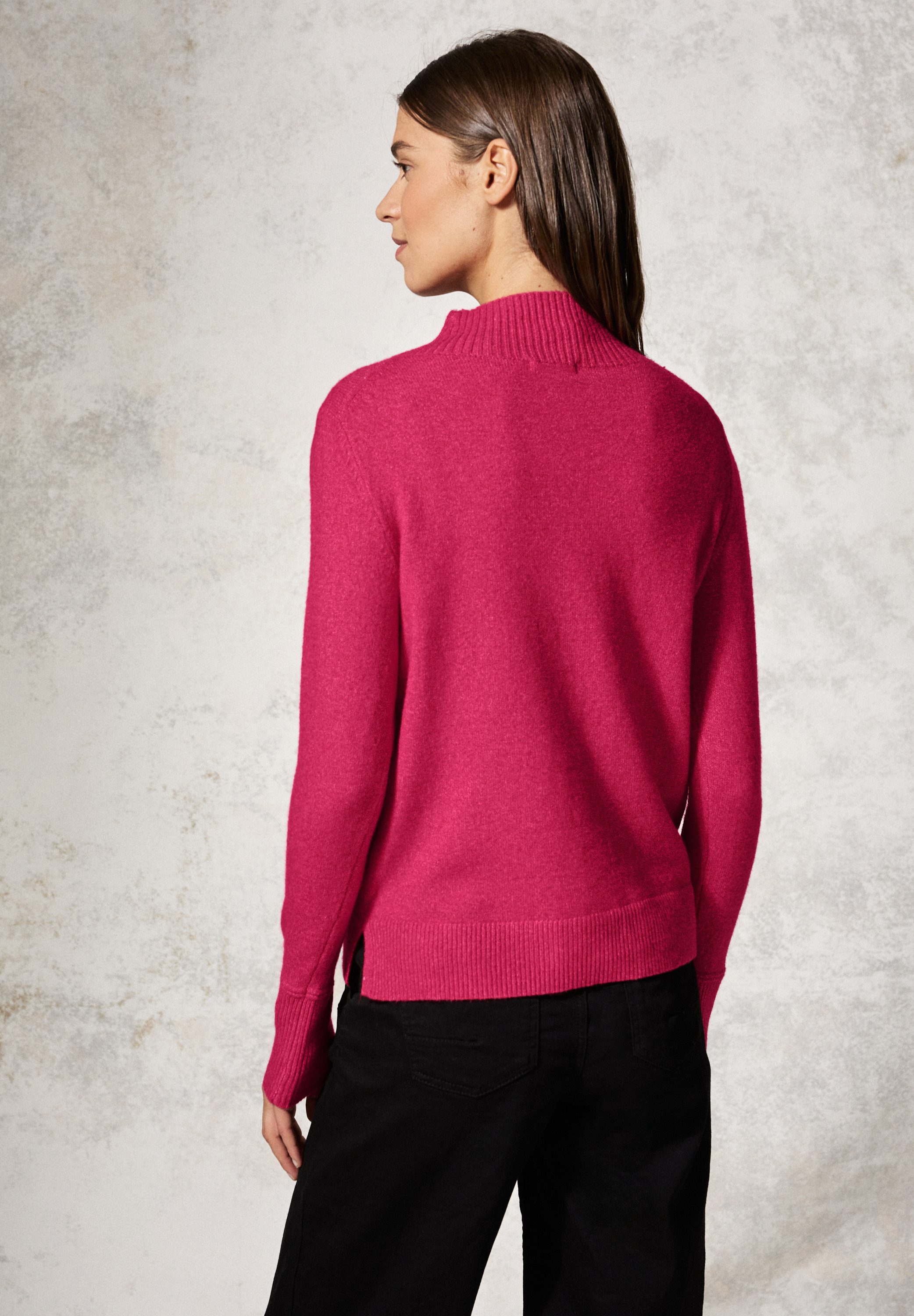 CECIL Strickpullover im soften Baumwoll-Mix günstig online kaufen