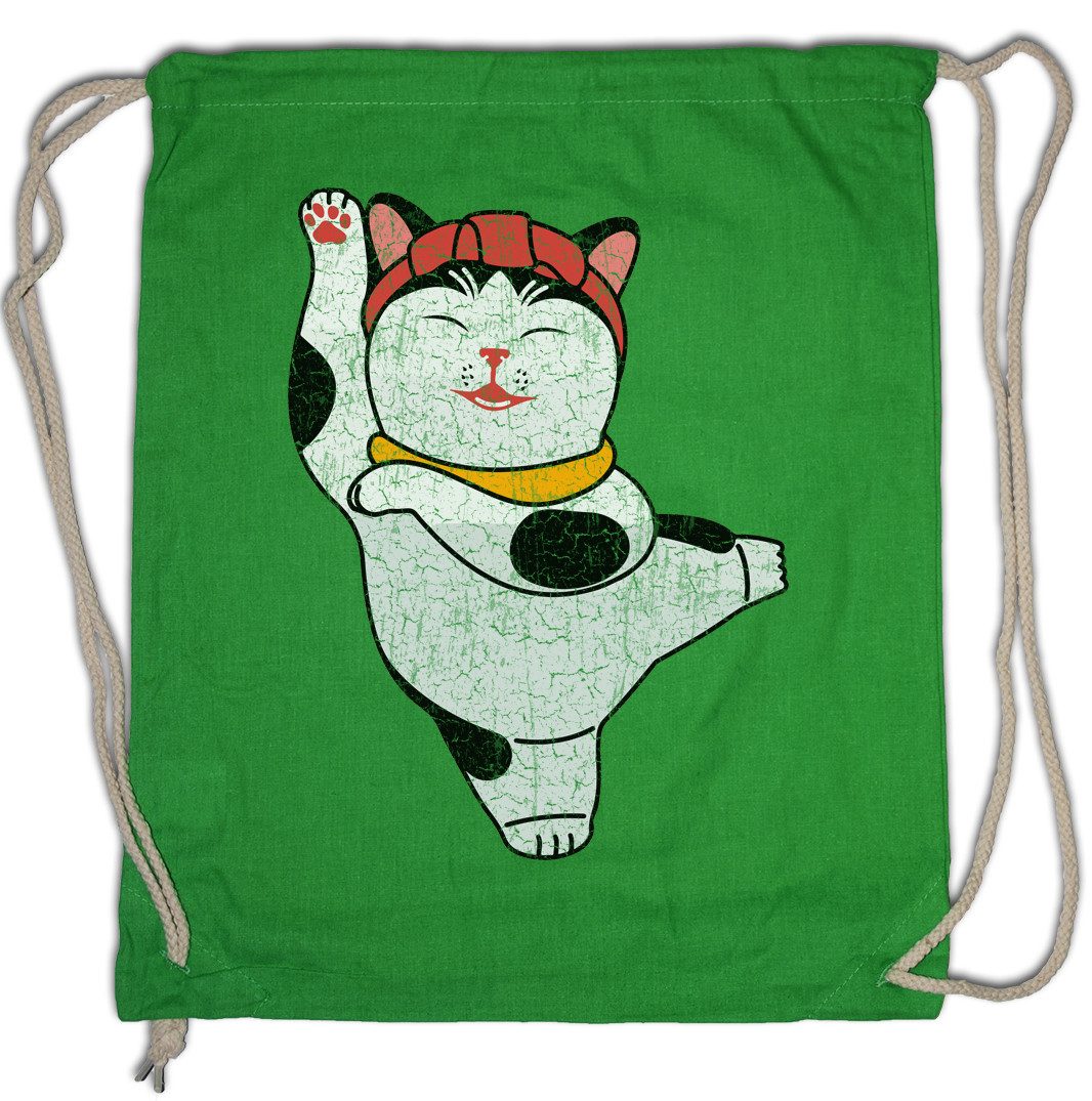Turnbeutel Maneki Neko I Turnbeutel Cat Katze Winkekatze Maneki-Neko Manekineko