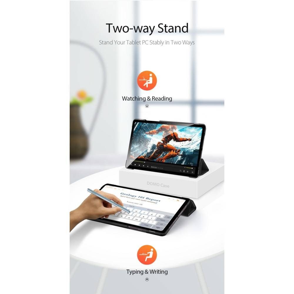 FE mit SAMSUNG für S7 Tasche TAB Standfunktion Dux Smart GALAXY Sleep Smartphone-Akku Ducis