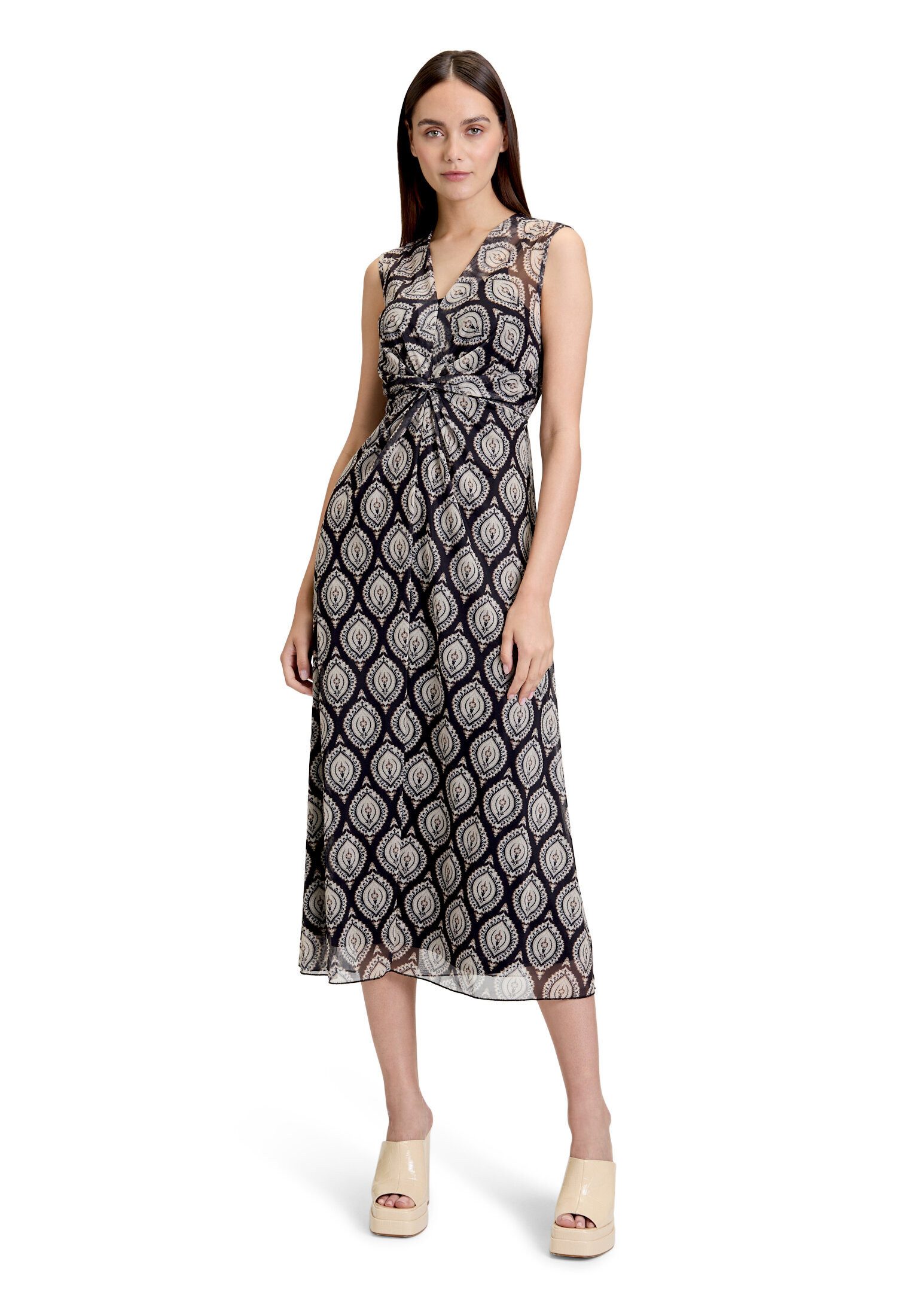 Cartoon Midikleid Damen ohne Arm