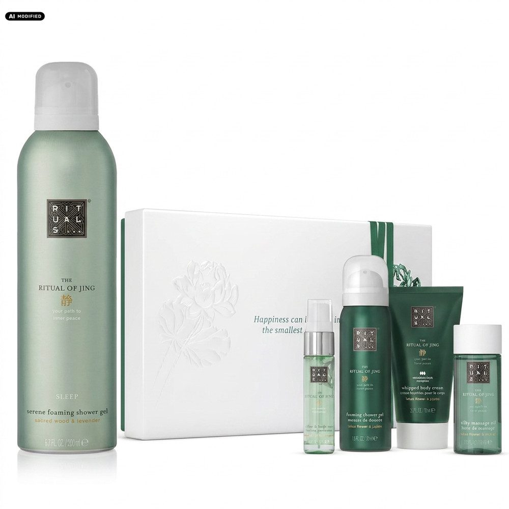 Rituals Duschgel Rituals Jing Duschgel und Geschenkset Pflege Duo, Entspannendes Jing Duo für Duschritual und Pflege-Geschenk