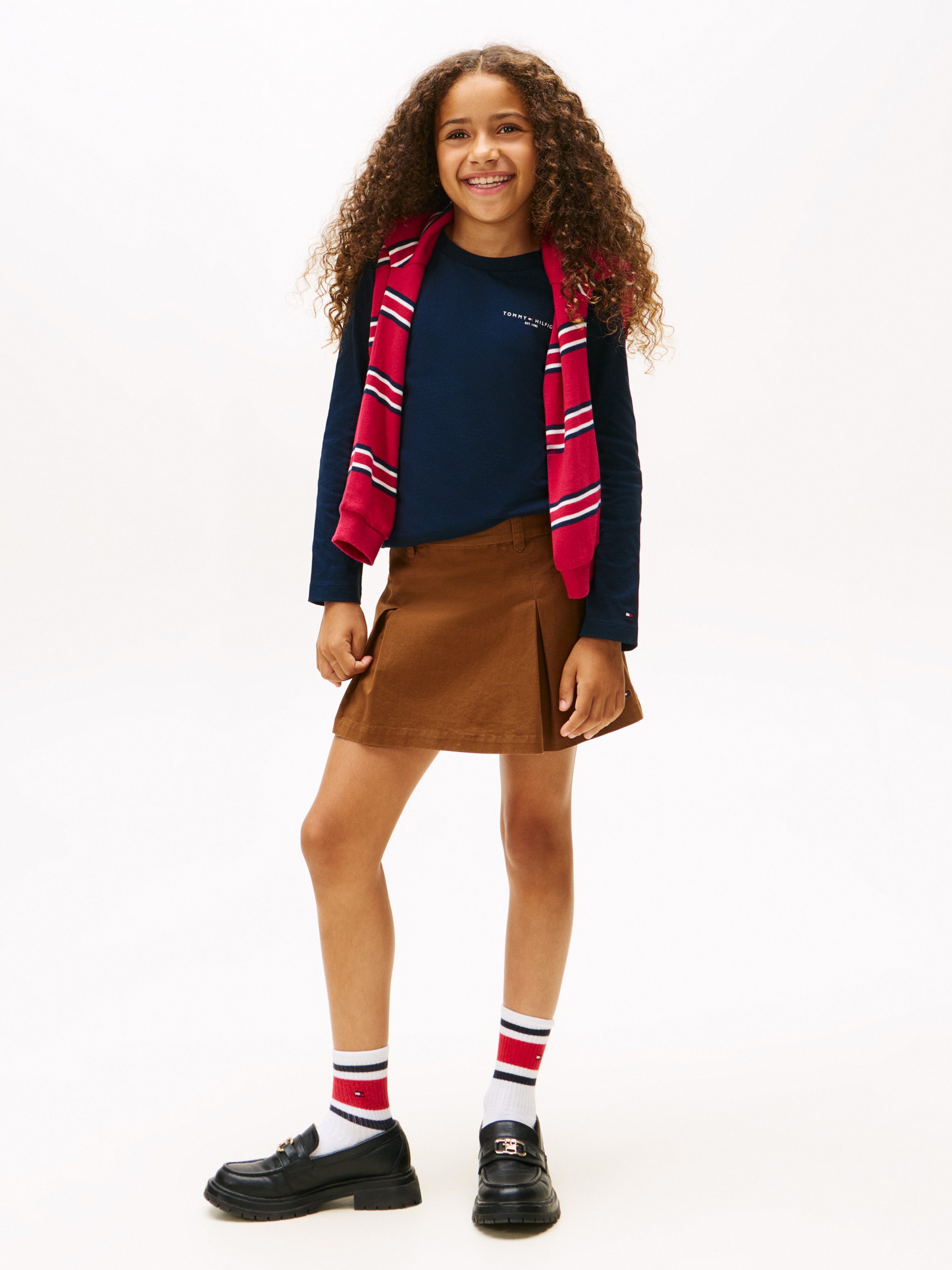 Tommy Hilfiger Langarmshirt MINI CORP T-SHIRT LS Kinder bis 16 Jahre – Bild 5 von 5