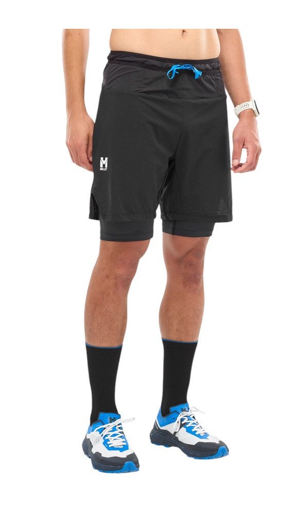 Millet Laufhose Intense 2in1 Short (schnelltrocknend, eingehängte Innenhose) kurz