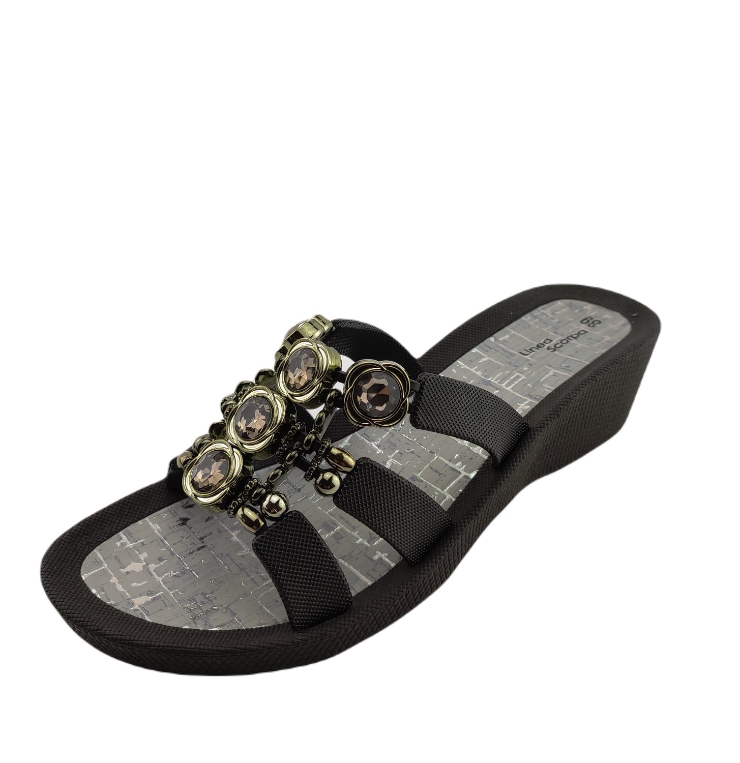 Linea Scarpa Linea Scarpa Korfu Badeschuhe Wellness Pool mit Absatz Pantoletten un Schlappen