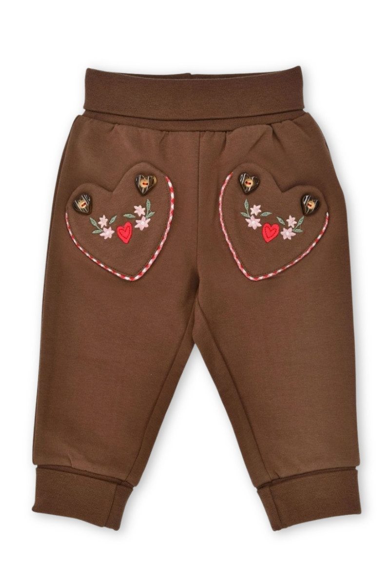BONDI Trachtenkleid Trachtenhose Baby/Kind - ALPENGLÜCK - schoko