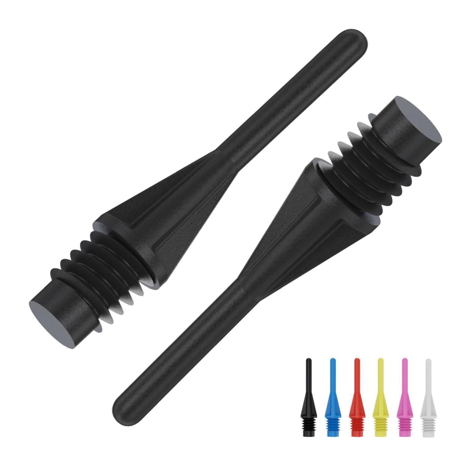 Softdarts Star Soft Tips 6mm(2BA) 1000stk. schwarz