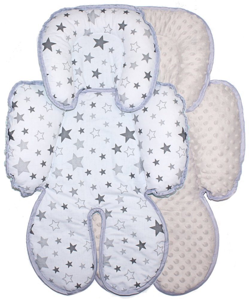 Primawela Sitzverkleinerer Sitzverkleinerer MINKY Einlage Baby Kind für Auto Babyschale Einsatz