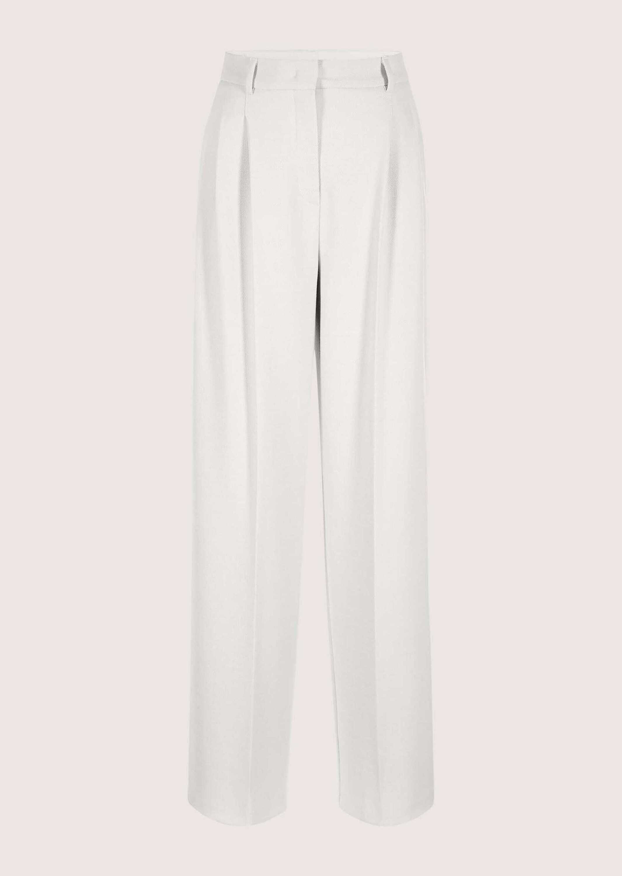 Bundfaltenhose Weite Bundfaltenhose mit Formbund