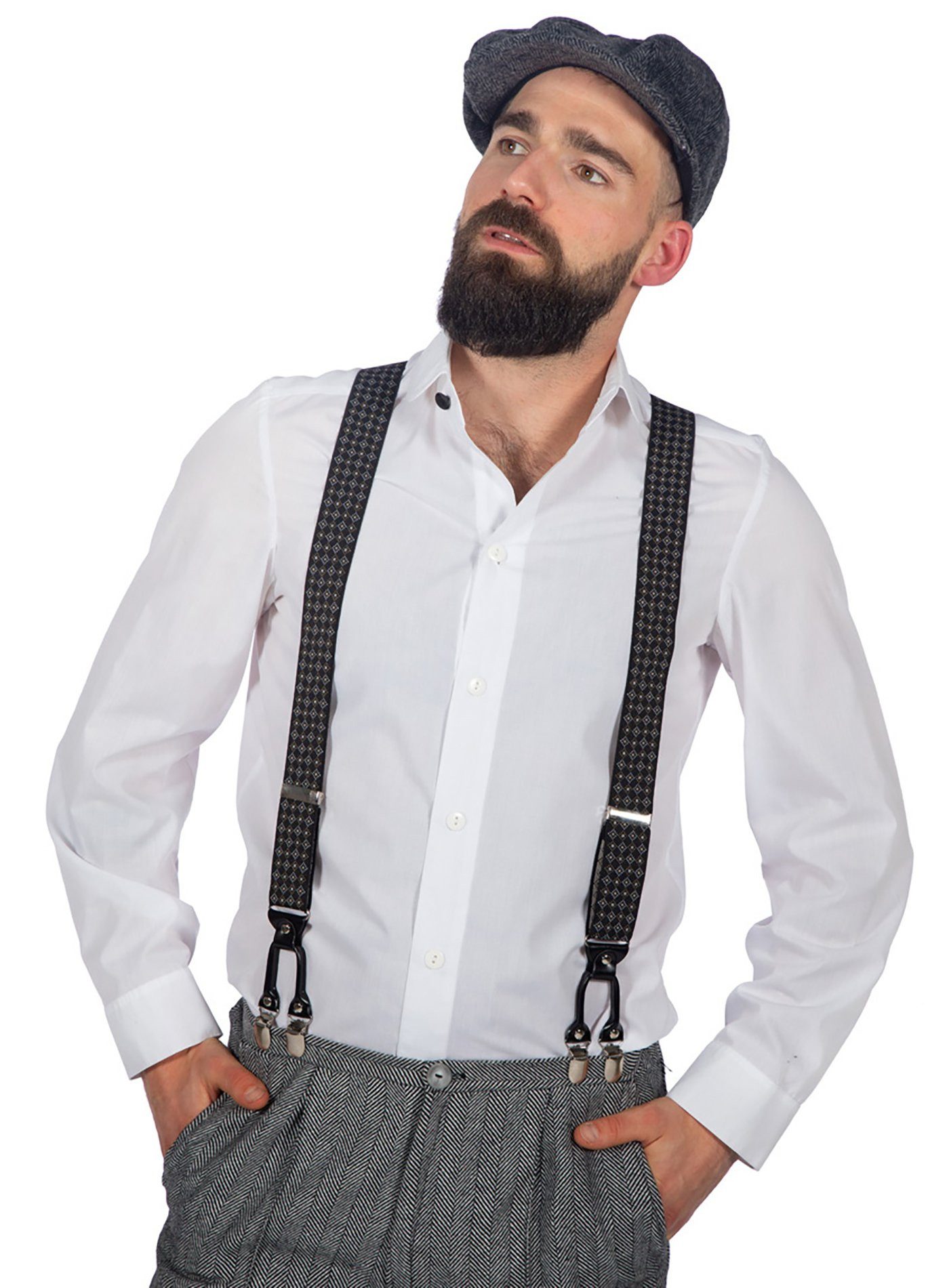 Metamorph Hosenträger Gentleman Hosenträger kariert Hochwertiger günstig online kaufen