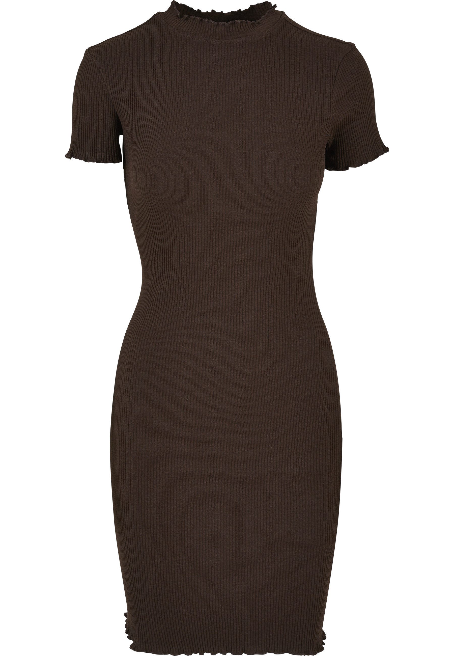 A-Linien-Kleid Urban Classics Damen Ladies Rib Tee Dress