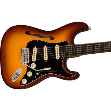 Fender E-Gitarre, LTD Suona Thinline Stratocaster EB Violin Burst - E-Gitarre