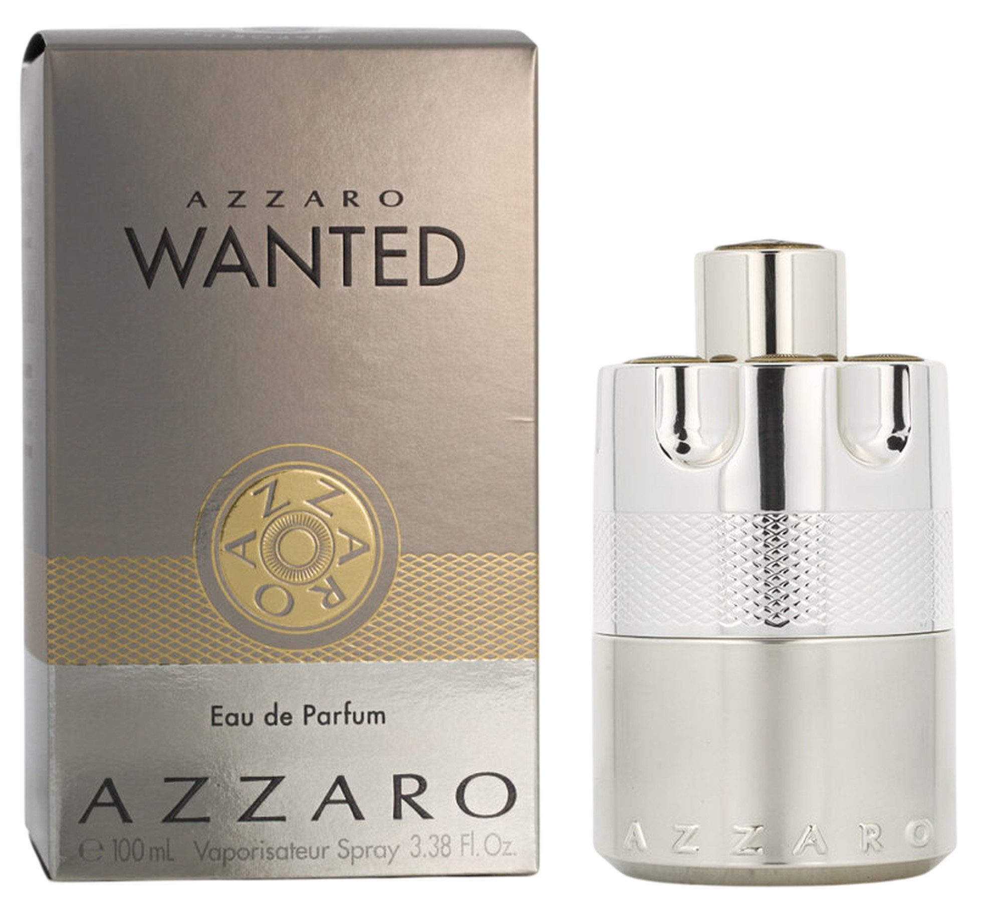 Azzaro Eau de Parfum Wanted EDP Herren Spray, Frisch-würziger Duft mit Wacholder, Salbei und Vetiver