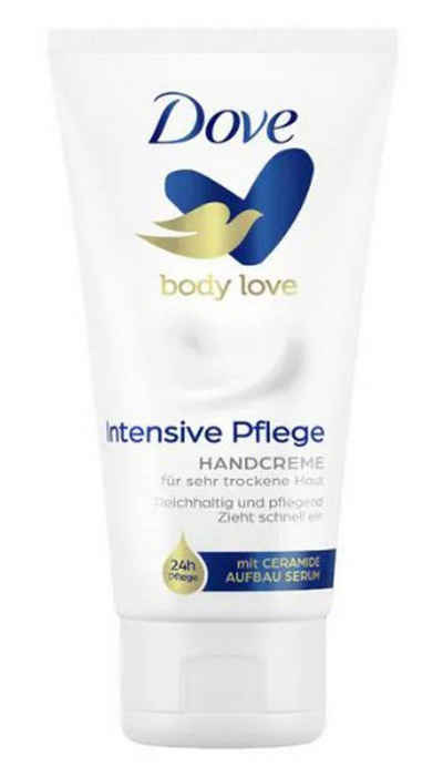 Unilever Körpercreme Dove Handcreme Intensive Pflege 75ml Hände Feuchtigkeit Lotion Balsam, 1-tlg.