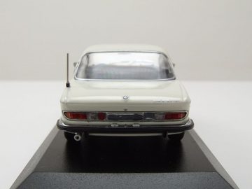 Minichamps Modellauto BMW 3.0 CS 1968 weiß Modellauto 1:43 Minichamps, Maßstab 1:43