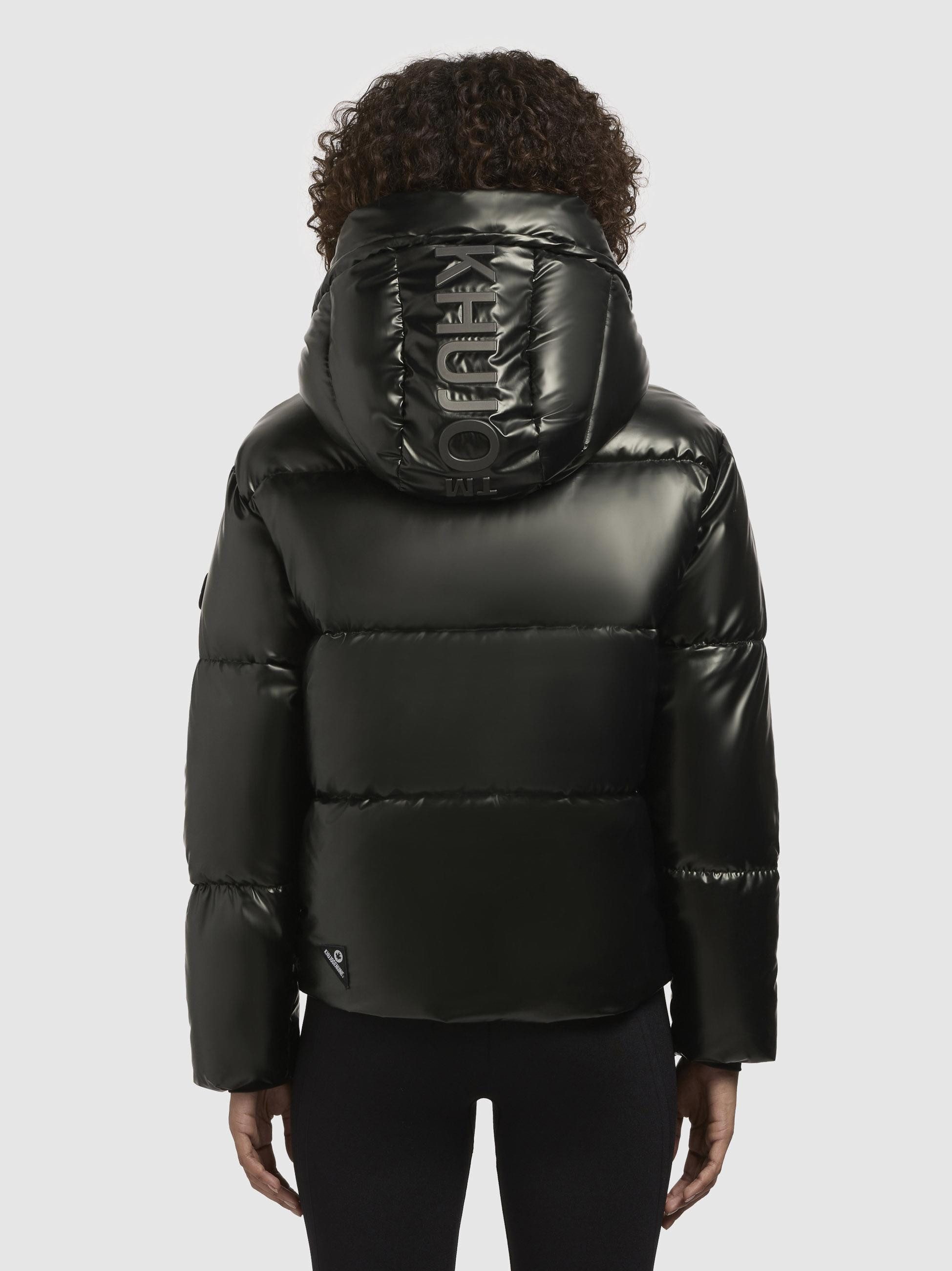 khujo Steppjacke Devina Shiny-YM Glänzende kurze Winterjacke für Damen