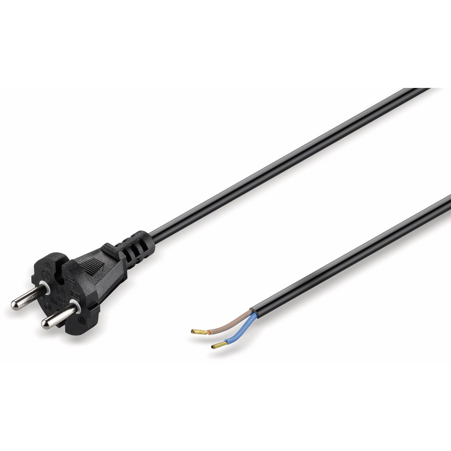 Goobay GOOBAY Universal Staubsauger Anschlusskabel, 10 m, schwarz USB-Kabel