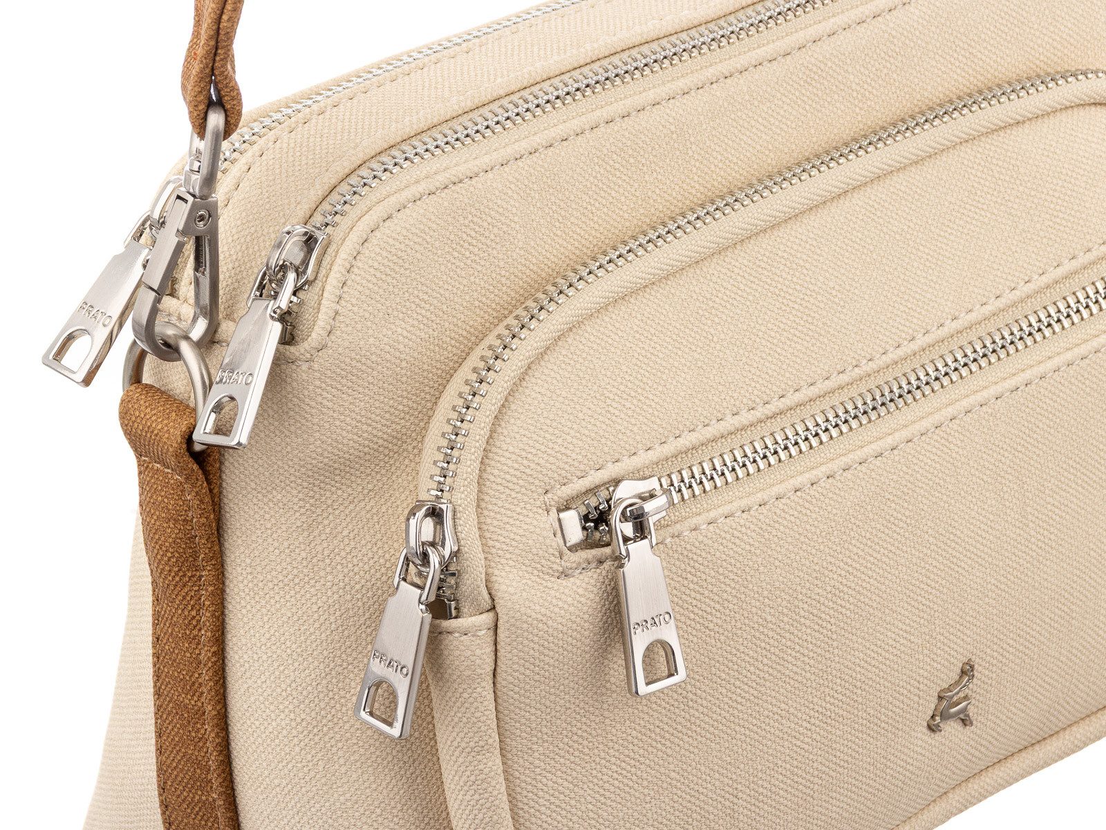 Prato Umhängetasche S047-C Umhängetasche Handtasche (Stück, 1-tlg., 1), farbliche Akzente