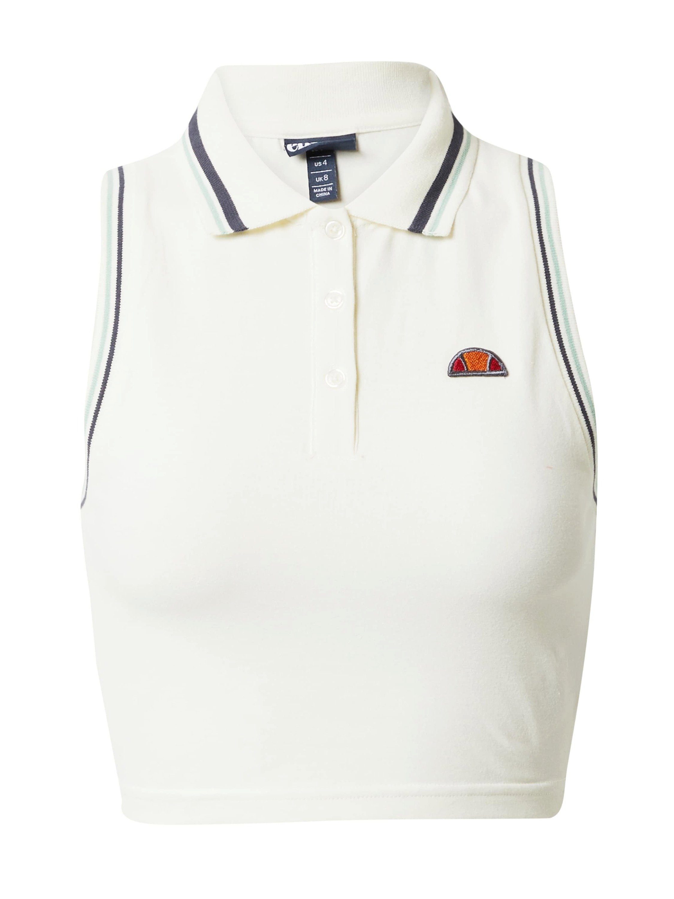 Ellesse Shirttop (1-tlg) Stickerei