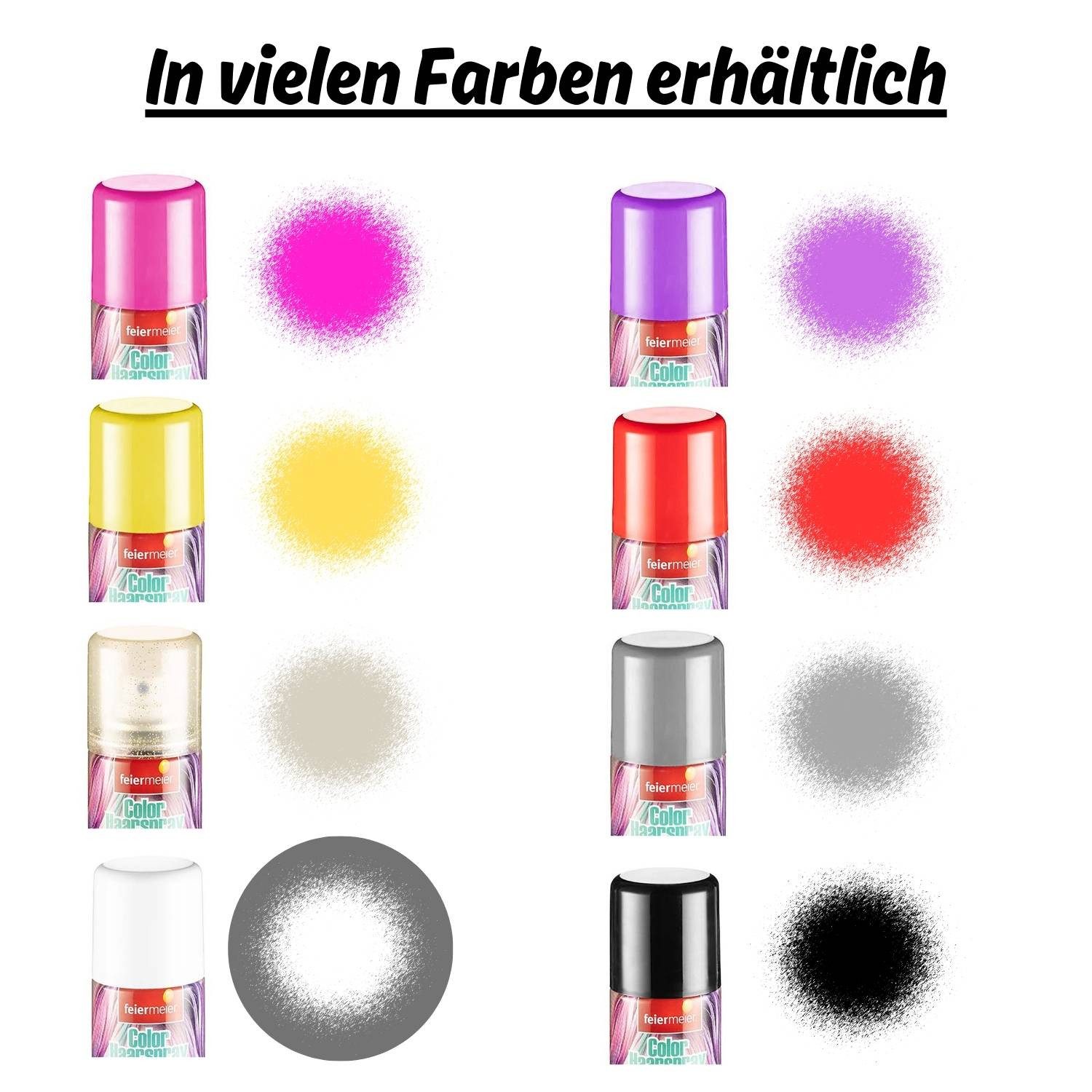 feiermeier Haarspray Feiermeier 'Color Spray' 125 ml, Farbwahl