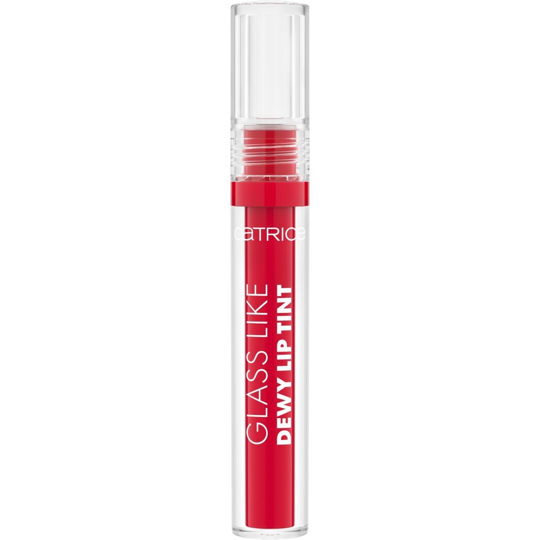 Catrice Lipgloss Glass Like Dewy Lip Tint, 3-tlg., Intensive Pflege, hochglänzendes, leuchtendes Finish, wässrige Textur.