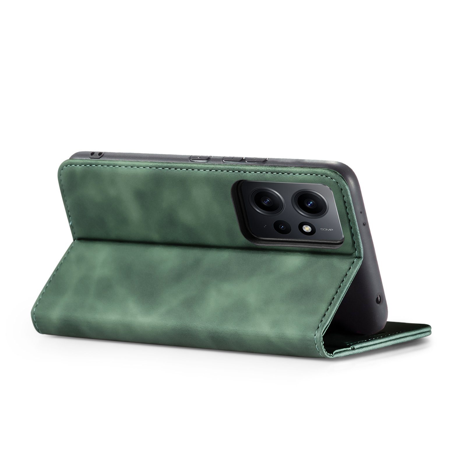 Tec-Expert Handyhülle Tasche Hülle für Xiaomi Redmi Note 12 6.67 Zoll, 6.67, Cover Klapphülle Case mit Kartenfach Fliphülle aufstellbar