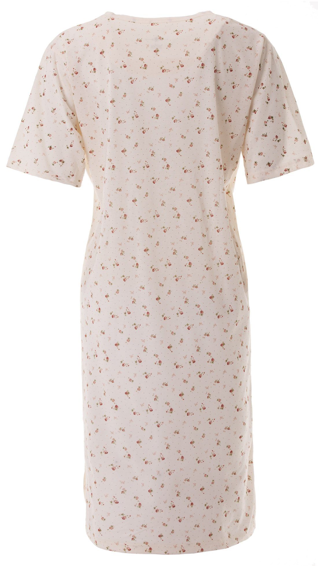 zeitlos Nachthemd Nachthemd Kurzarm - Blümchen