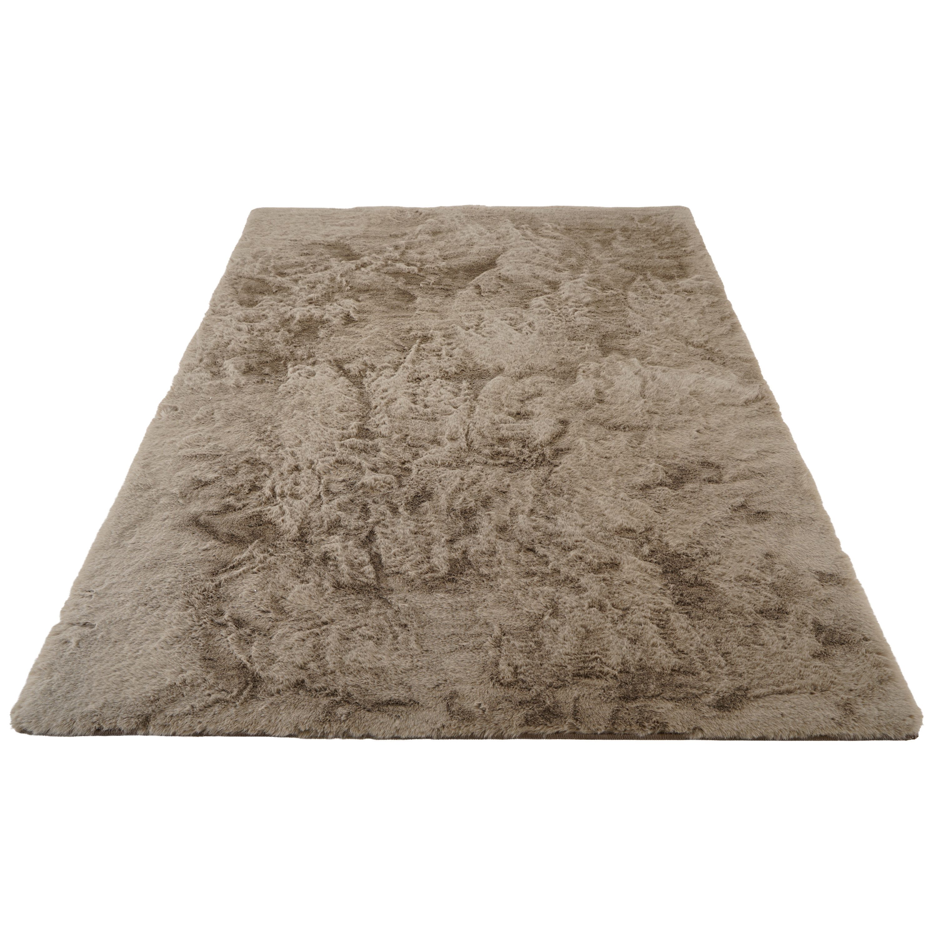 Consilio Concept Fellteppich Teppich Hasenfell Imitat CLOUD Fell Hochflor rechteckig Höhe: 39 mm, Rechteckig