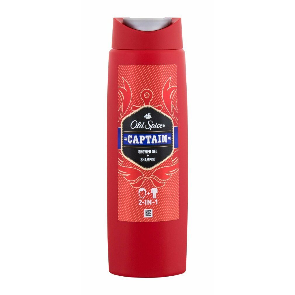 Old Spice Duschgel Captain Shower Gel and Shampoo for Men, 200ml